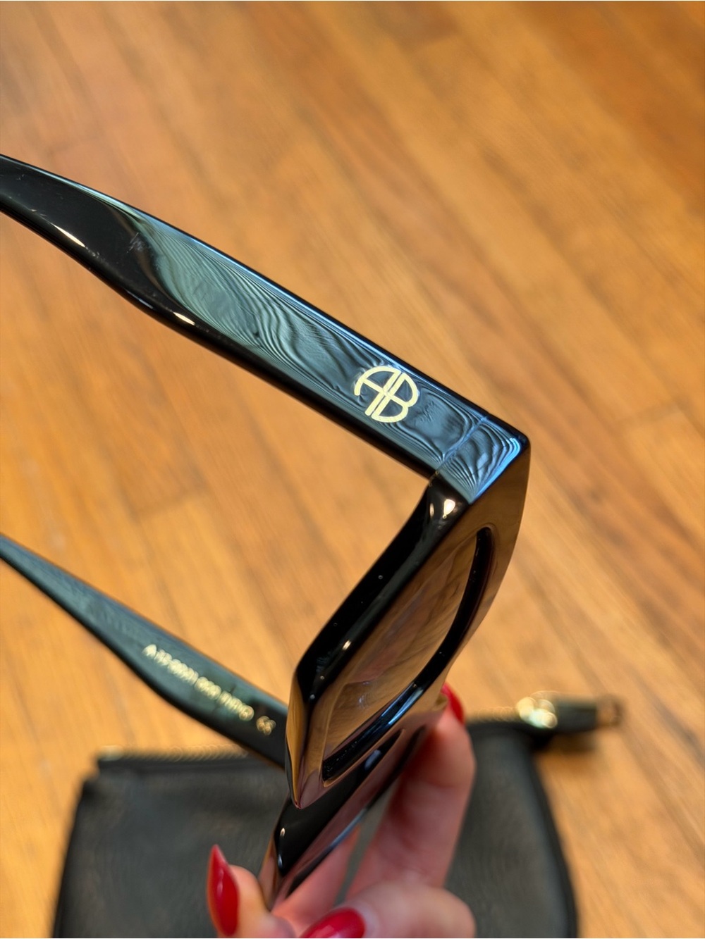 ANINE BING INDIO SUNGLASSES BLACK SQUARE - Picture 9 of 10